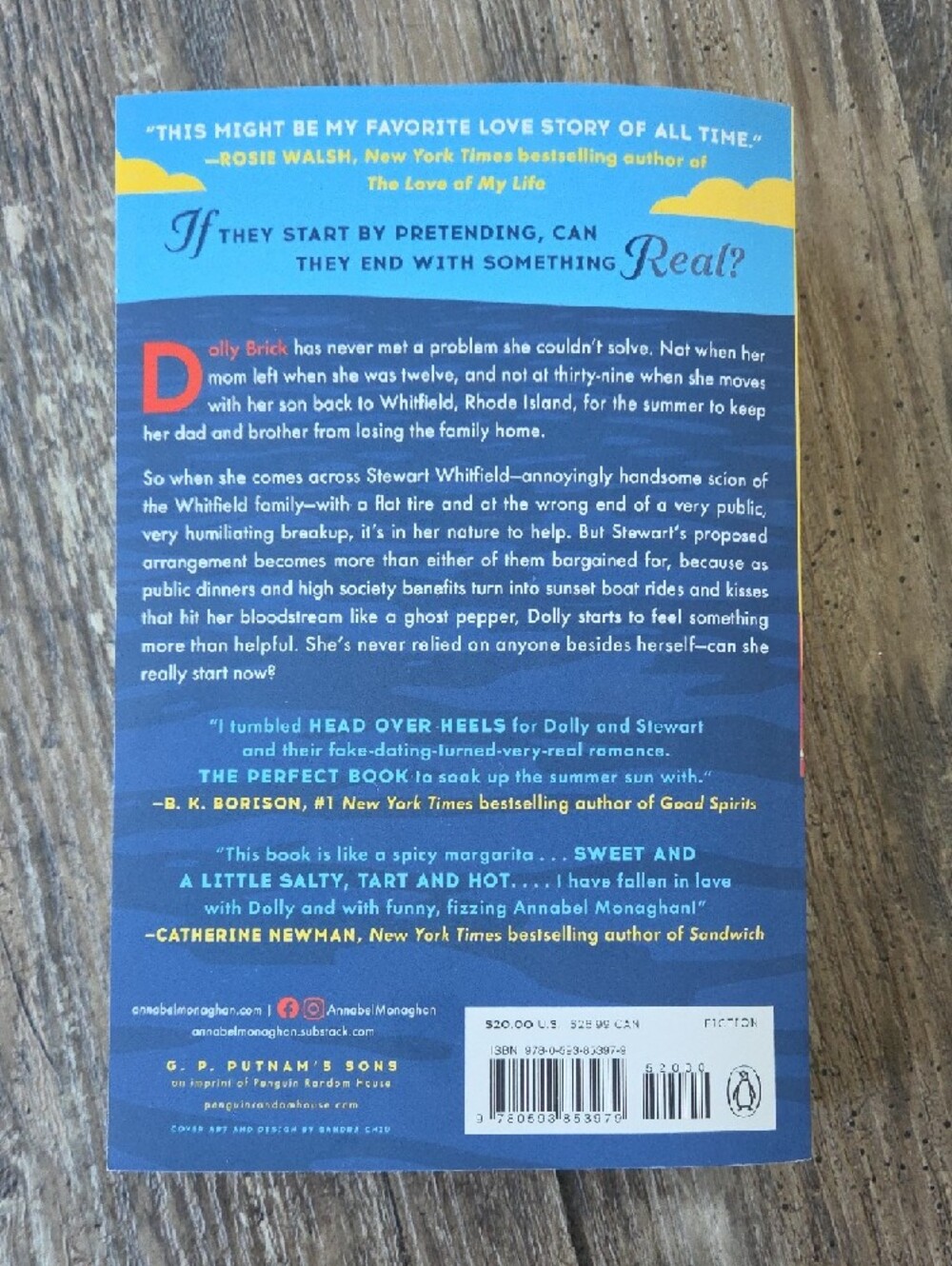 3/$13 or 4/$16 Dolly All The Time by Annabel Monaghan Paperback - Picture 2 of 4